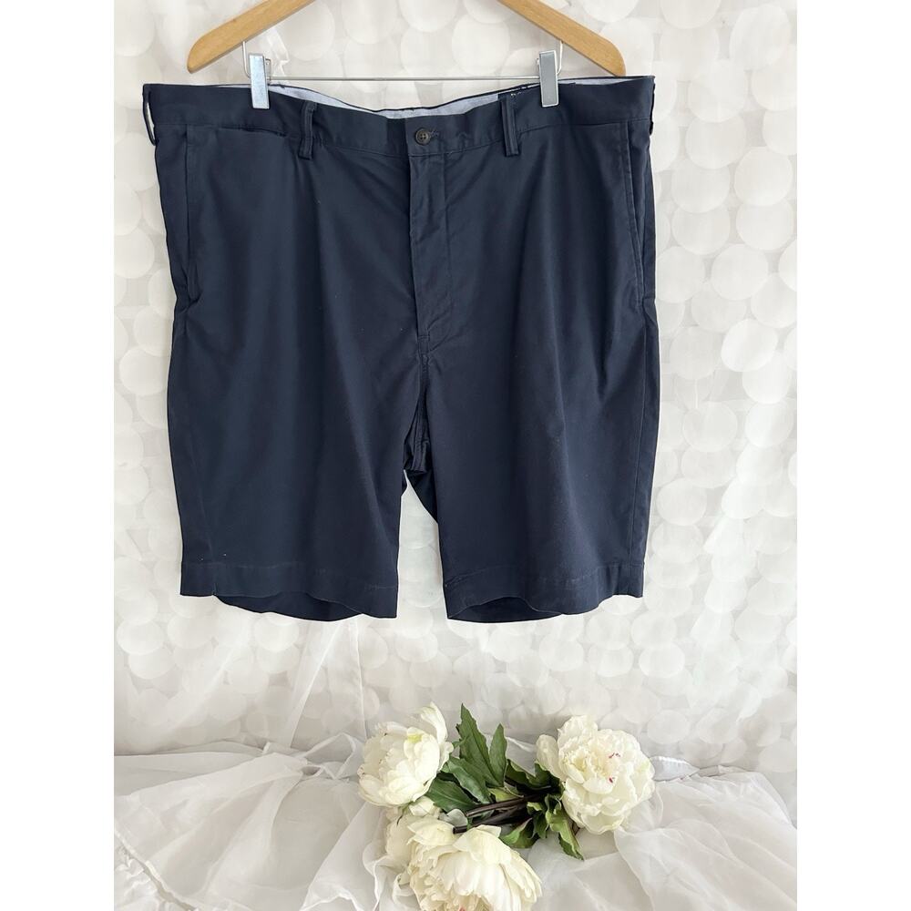 Polo Ralph Lauren Shorts Mens 40 Tall Blue Stretch Classic Fit Chino 40 T NWOT